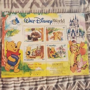 Walt Disney world stamps featuring Winnie the pooh